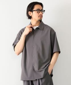 B:MING by BEAMS / 男裝 多臂花式織 聚酯纖維 短袖 襯衫（成套對應）