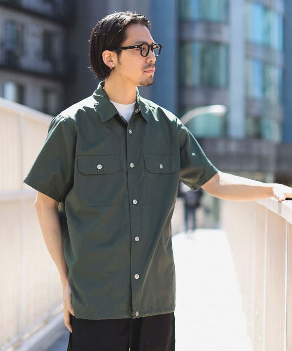 mii THE FUMI KAFTAN エンブロイダリー ショートスリーブシャツ