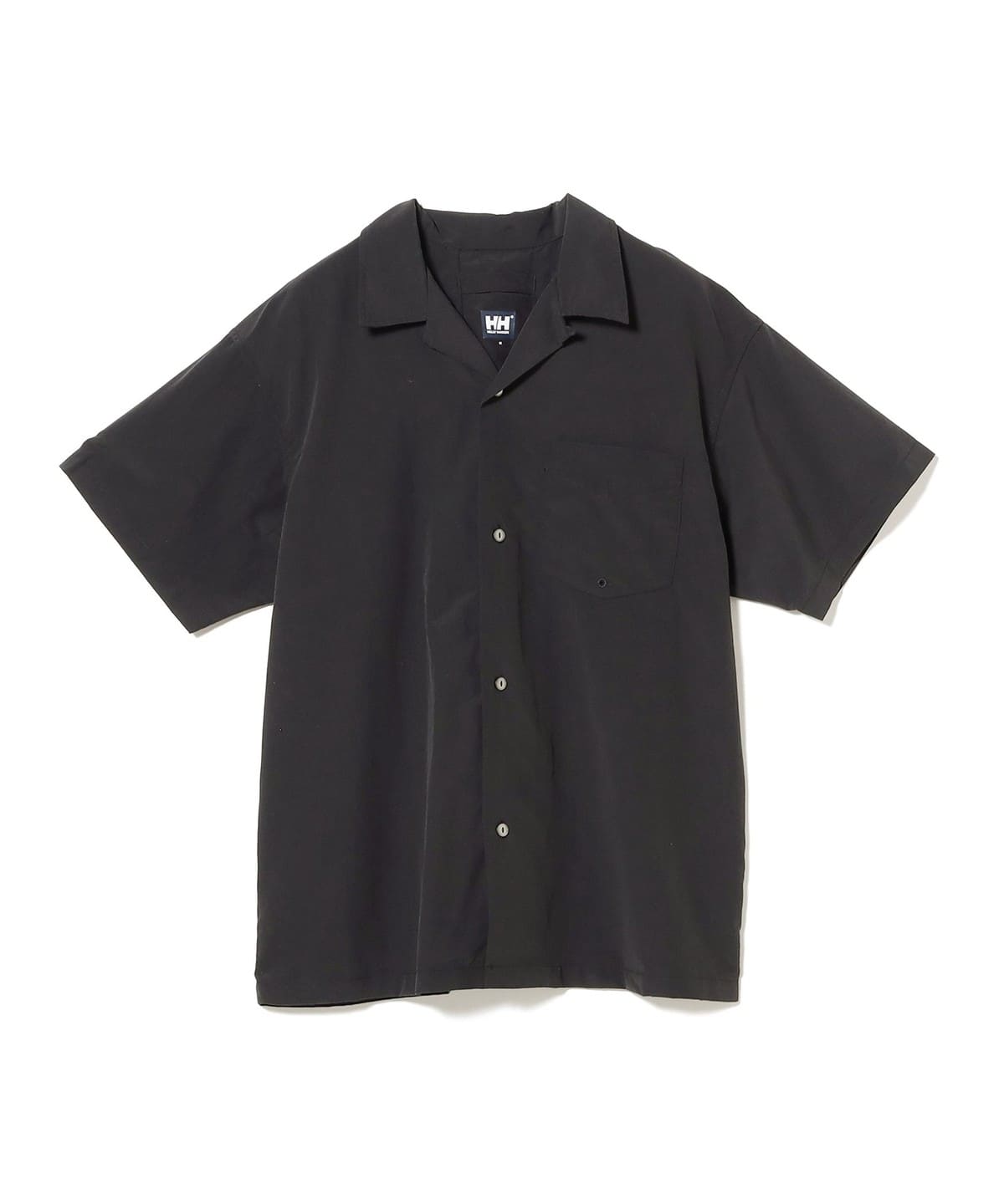 HELLY HANSEN ヘリーハンセン / ショートスリーブ バスクシャツ (ユニセックス) シャツ・ブラウス MEN BLACK M HELLY HANSEN ヘリーハンセン / ショートスリーブ バスクシャツ (ユニセックス) シャツ・ブラウス MEN BLACK M