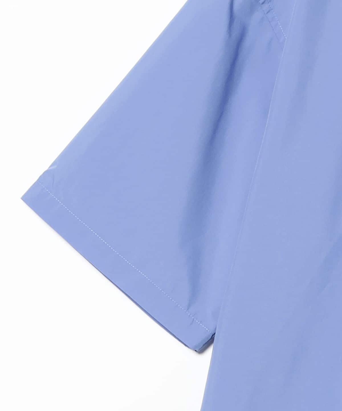 美品*セオリーリュクス エクストラライトポプリン プルオーバーシャツ ブルー38 B:MING by BEAMS（ビーミング by ビームス）防シワ ポリエステル