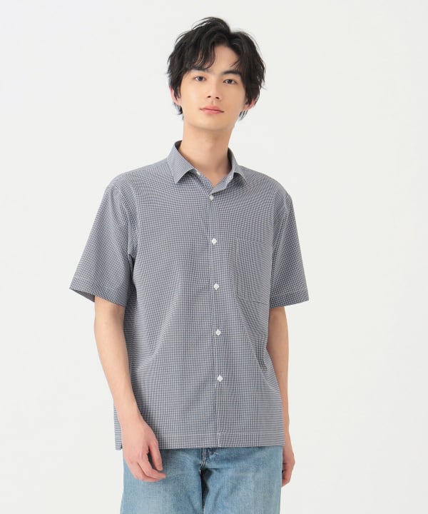 BEAMS ヘリンボーンチェック ワークシャツ B:MING by BEAMS（ビーミング by ビームス）【タイムセール