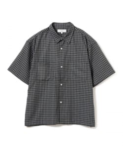 スモールチェック ハーフスリーブ シャツ