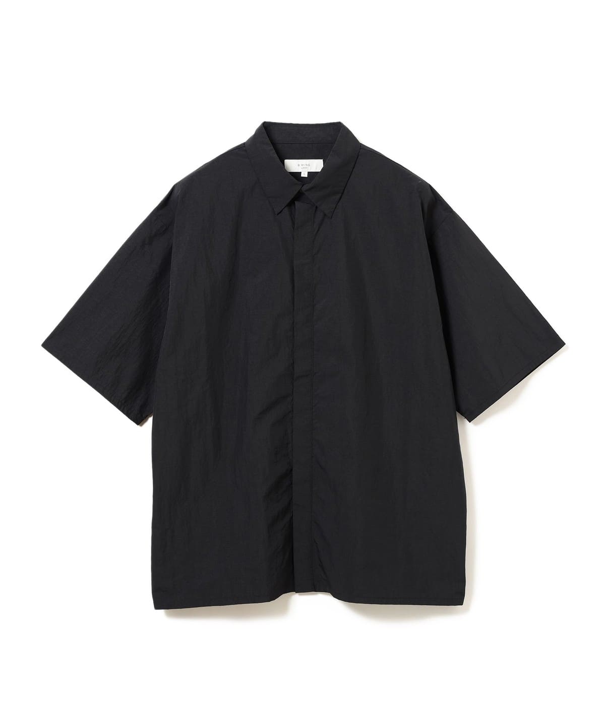 撥水 ナイロン ハーフスリーブ シャツ シャツ・ブラウス MEN BLACK M 撥水 ナイロン ハーフスリーブ シャツ シャツ・ブラウス MEN BLACK M
