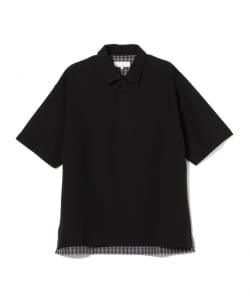 B:MING by BEAMS / 男裝 格紋拼接 短袖 POLO衫