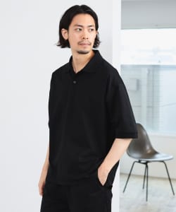 B:MING by BEAMS / 男裝 彈性 網眼布 素色 POLO衫