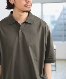 B:MING by BEAMS / 男裝 彈性 網眼布 素色 POLO衫