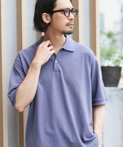 B:MING by BEAMS / 男裝 皺紋布 寬版 POLO衫
