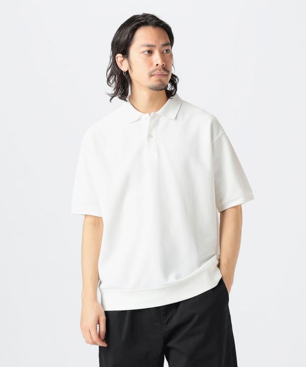 マンシングウェア×ビームス　半袖ポロシャツ BEAMS PLUS（ビームス プラス）Munsingwear / Solid Poloshirt