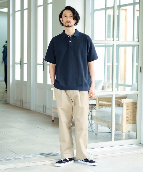 マンシングウェア×ビームス　半袖ポロシャツ Munsingwear マンシングウェア メンズ SEASON COLLECTION サン