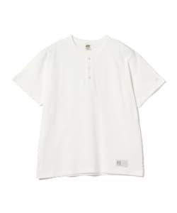 RUSSELL ATHLETIC × B:MING by BEAMS / 別注 ピケ ヘンリーネック Tシャツ