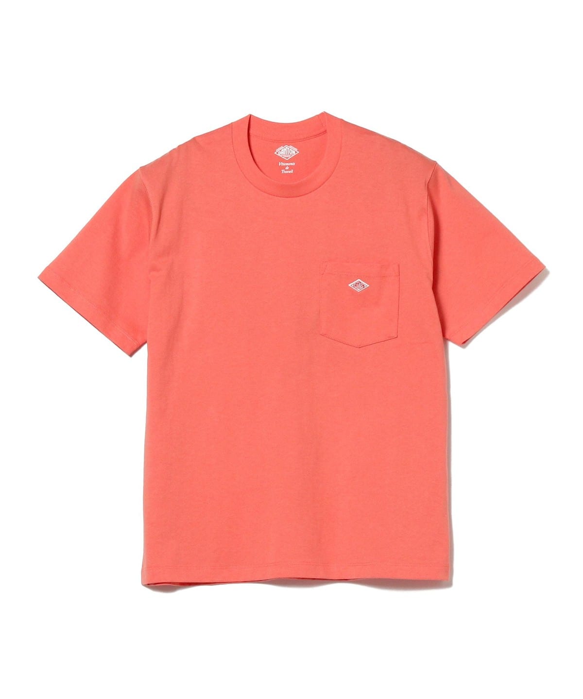 DANTON ダントン / ポケット Tシャツ Tシャツ・カットソー MEN PINK 38 DANTON ダントン / ポケット Tシャツ Tシャツ・カットソー MEN PINK 38