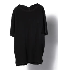 ▲Cloudy Cloudy for B:MING by BEAMS / バックジップ ワッフル Tシャツ