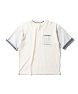 ▲B:MING by BEAMS / 布帛ポケットTシャツ