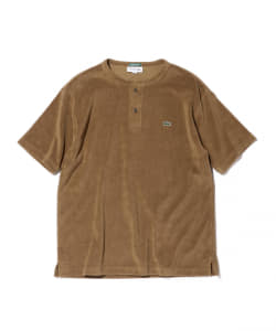 ▲LACOSTE for B:MING by BEAMS / 別注 パイル ヘンリーネック Tシャツ