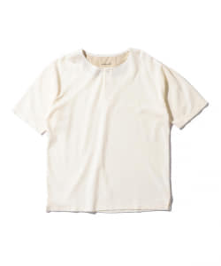 ▲B:MING by BEAMS / ドロップショルダー 2ボタン ヘンリーネック Tシャツ