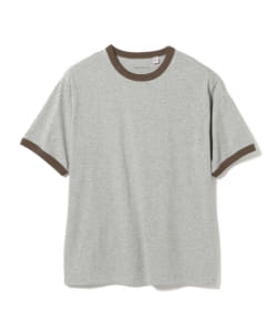 ▲B:MING by BEAMS / ASEBO クルーネック リンガー Tシャツ