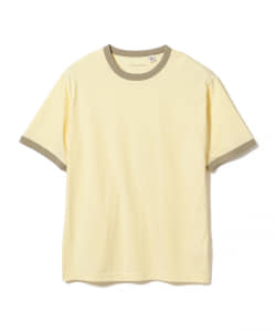 ▲B:MING by BEAMS / ASEBO クルーネック リンガー Tシャツ
