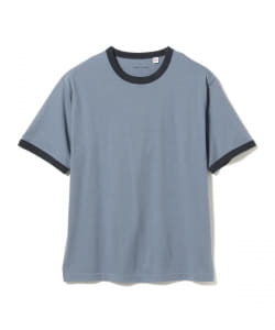 ▲B:MING by BEAMS / ASEBO クルーネック リンガー Tシャツ