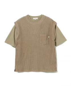 ▲B:MING by BEAMS / ベスト & クルーネック セット Tシャツ