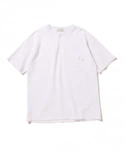 ▲B:MING by BEAMS / ウォッシュカノコ クルーネック ポケット Tシャツ