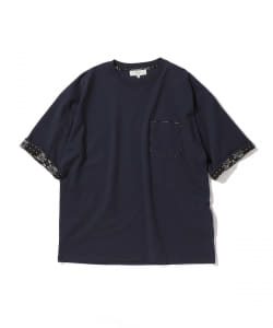 B:MING by BEAMS / ペイズリーレイヤード ポケットTシャツ(ドロップフィット)