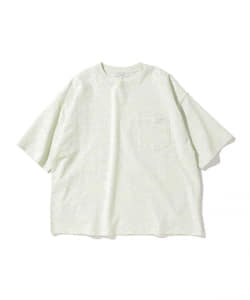 ▲B:MING by BEAMS / ネオン杢 ビッグ ポケットクルーネックTシャツ(ビッグフィット)