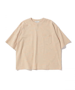 ▲B:MING by BEAMS / ネオン杢 ビッグ ポケットクルーネックTシャツ(ビッグフィット)