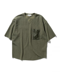 B:MING by BEAMS / シガーポケット サーマル クルーネックTシャツ(ドロップフィット)