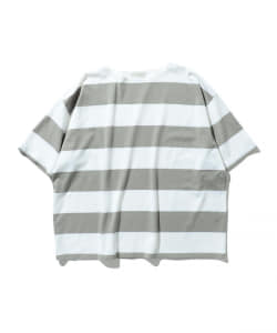 ▲B:MING by BEAMS / ボーダー ドロップショルダー ボートネックTシャツ