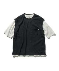 ▲B:MING by BEAMS / ベスト & クルーネック セット Tシャツ