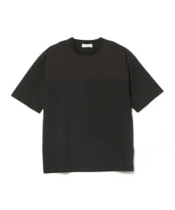 ▲B:MING by BEAMS / ポンチ布帛切替 Tシャツ(ドロップフィット)