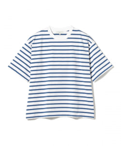 ▲B:MING by BEAMS / ビックシルエット ボーダー 5分袖Tシャツ