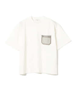 ▲B:MING by BEAMS / クールファブリック メッシュポケット Tシャツ(ビッグフィット)