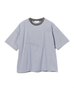 B:MING by BEAMS / 男裝 細條紋 RINGER 短袖 T恤