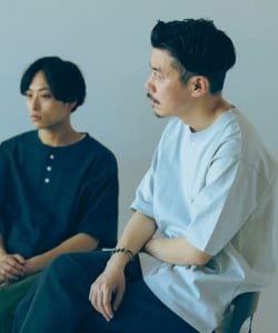 【WEB限定/UNISEX】B:MING by BEAMS / ヘビーウェイト 3ボタン ヘンリーネック Tシャツ