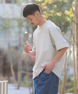 B:MING by BEAMS / 男裝 休閒寬版 重磅 圓領 短袖 T恤