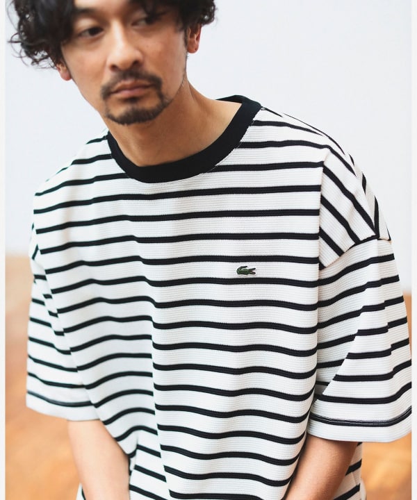 B:MING by BEAMS（ビーミング by ビームス）【タイムセール】【別注】LACOSTE / カノコ ボーダー Tシャツ（Tシャツ・カットソー  Tシャツ）通販｜BEAMS