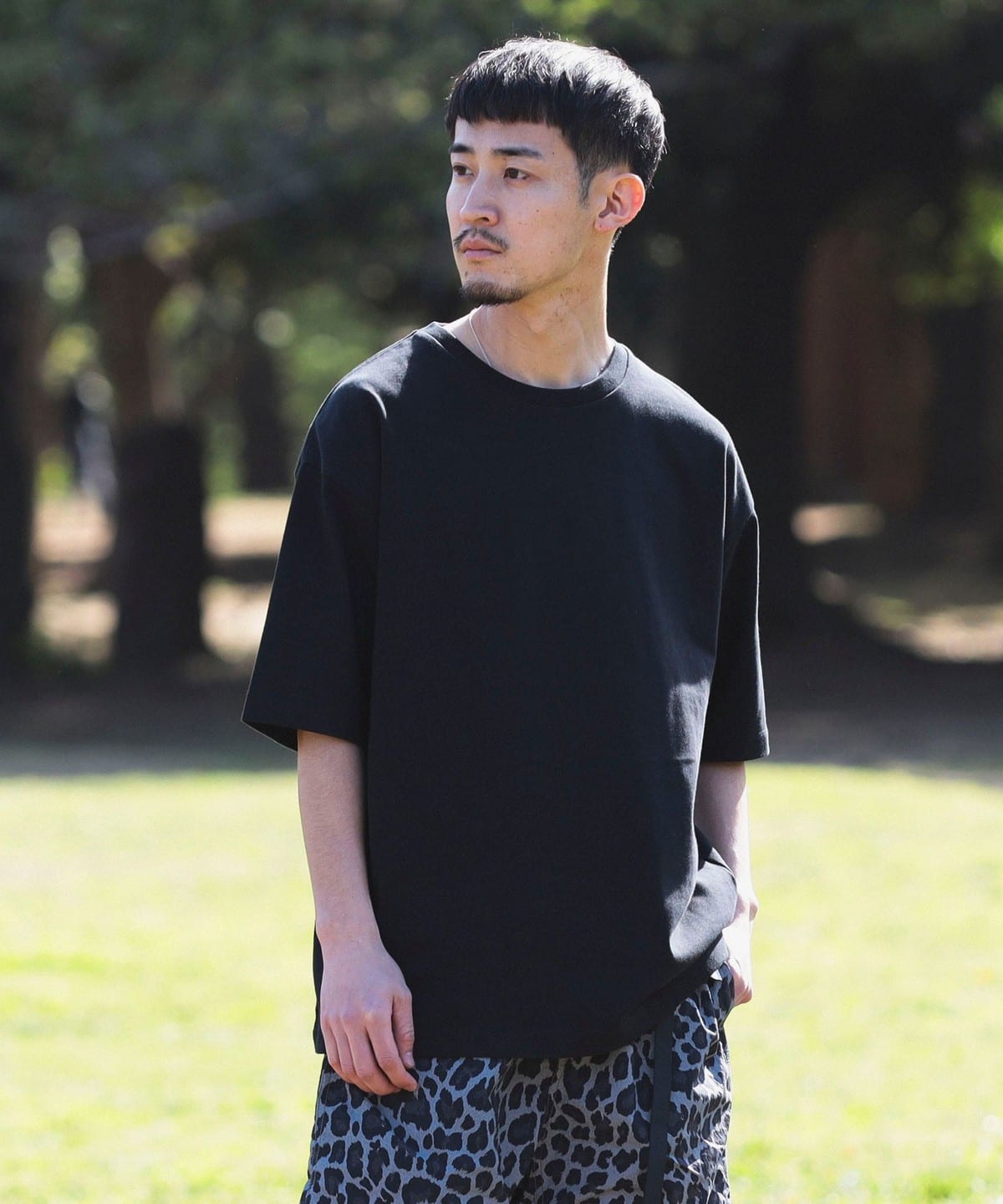 ビッグシルエット クルーネック ソリッド Tシャツ「抗菌防臭」 Tシャツ・カットソー MEN BLACK M ビッグシルエット クルーネック ソリッド Tシャツ「抗菌防臭」 Tシャツ・カットソー MEN BLACK M