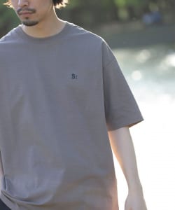 B:MING by BEAMS / 男裝 刺繡 LOGO 圓領 短袖 T恤「吸水速乾」