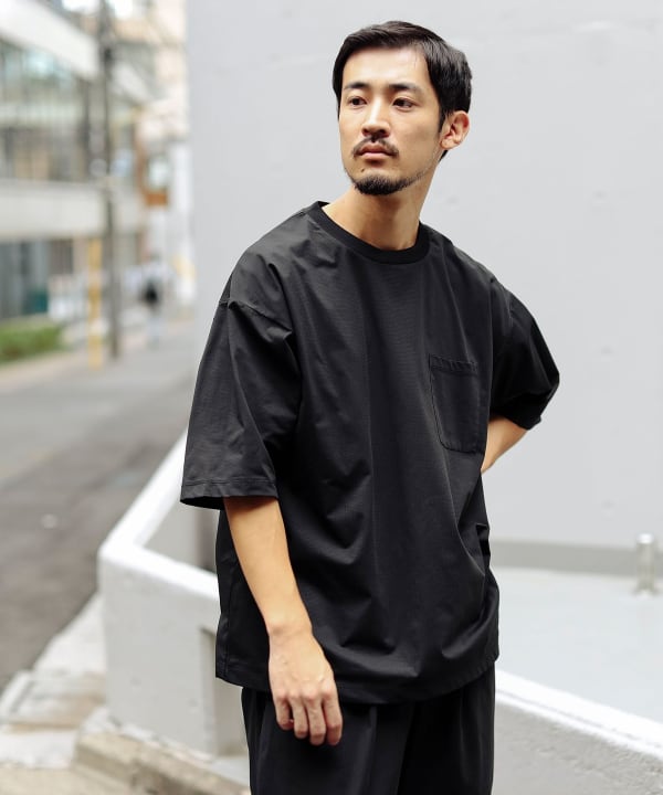 B:MING by BEAMS（ビーミング by ビームス）【12/5再値下げ】ストレッチ メッシュ ソリッド ポケットTシャツ（Tシャツ・カットソー  Tシャツ）通販｜BEAMS