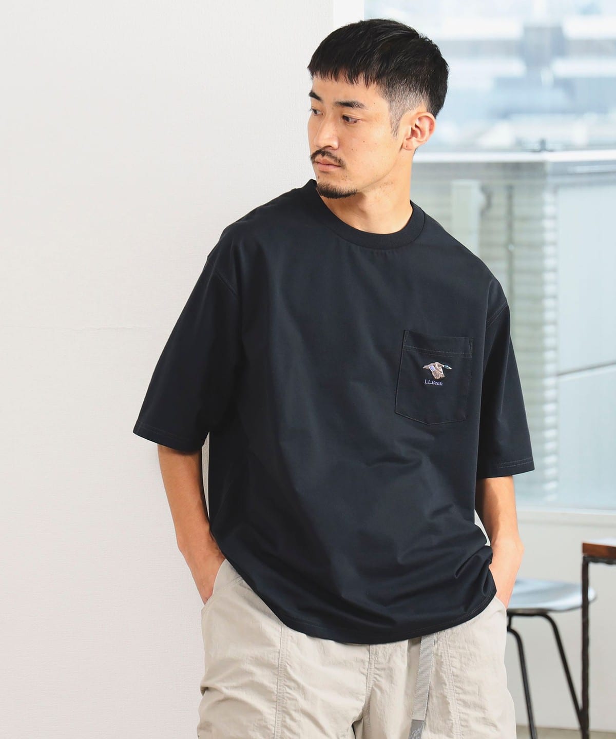 L. L.Bean エル・エル・ビーン / Mallard Embroidery Short-Sleeve Tee Tシャツ・カットソー MEN Night S L. L.Bean エル・エル・ビーン / Mallard Embroidery Short-Sleeve Tee Tシャツ・カットソー MEN Night S