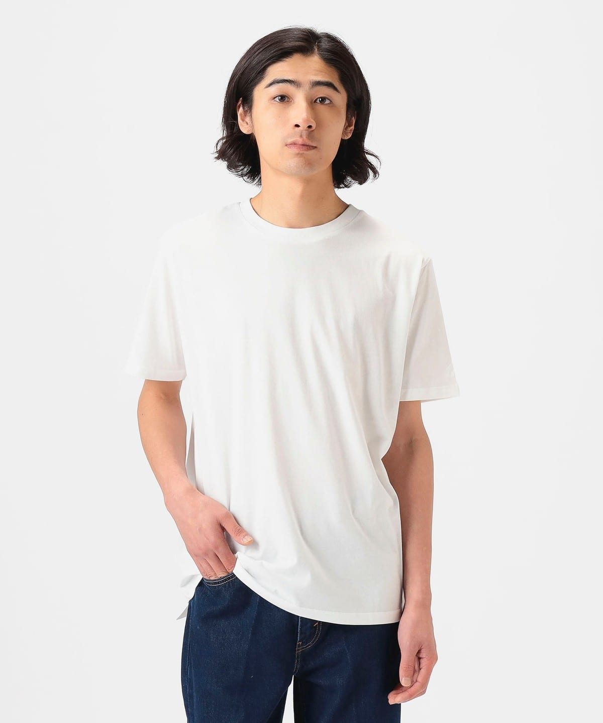 ベーシック クルーネック Tシャツ Tシャツ・カットソー MEN OFF WHT XL ベーシック クルーネック Tシャツ Tシャツ・カットソー MEN OFF WHT XL