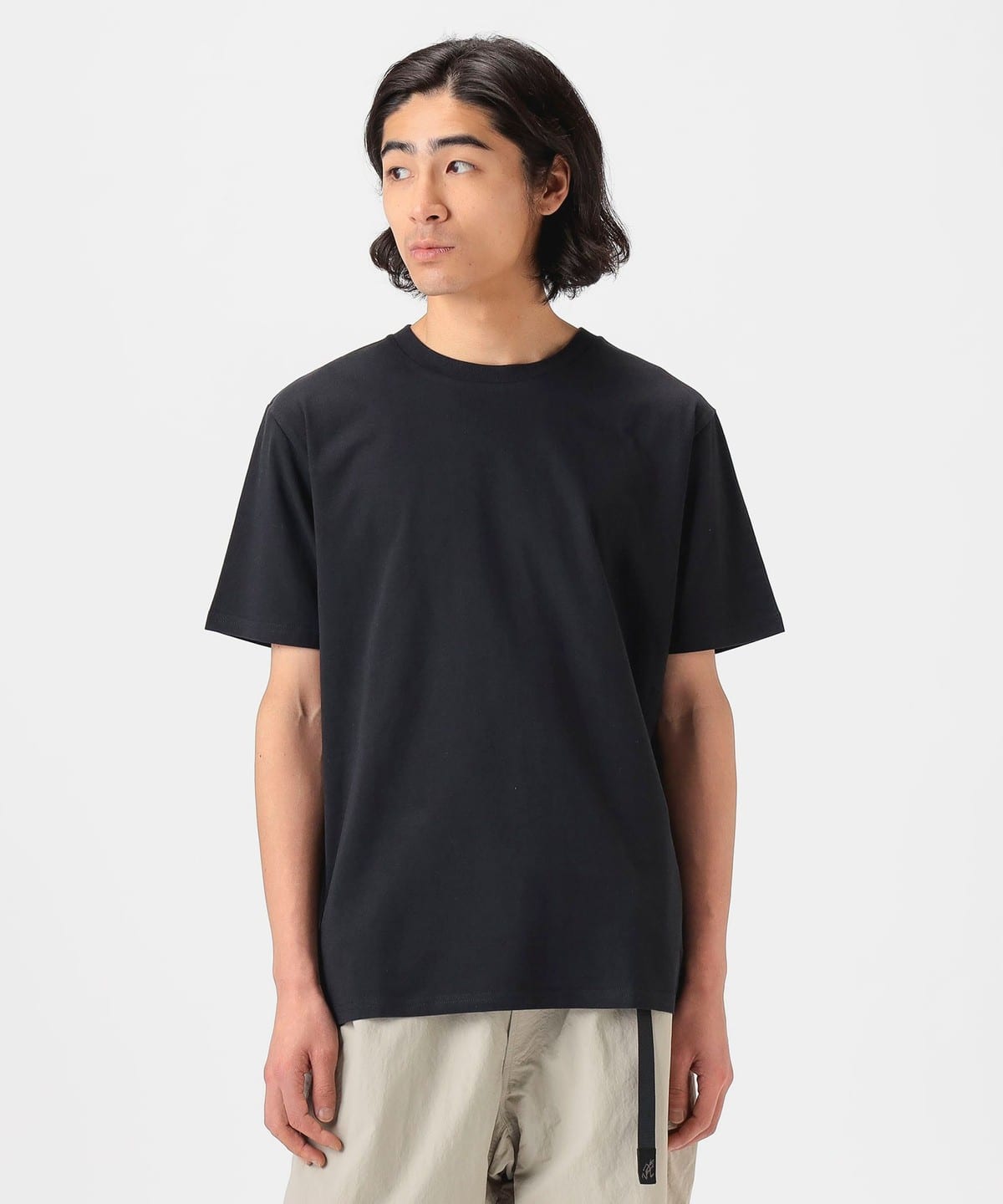 ベーシック クルーネック Tシャツ Tシャツ・カットソー MEN BLACK L ベーシック クルーネック Tシャツ Tシャツ・カットソー MEN BLACK L