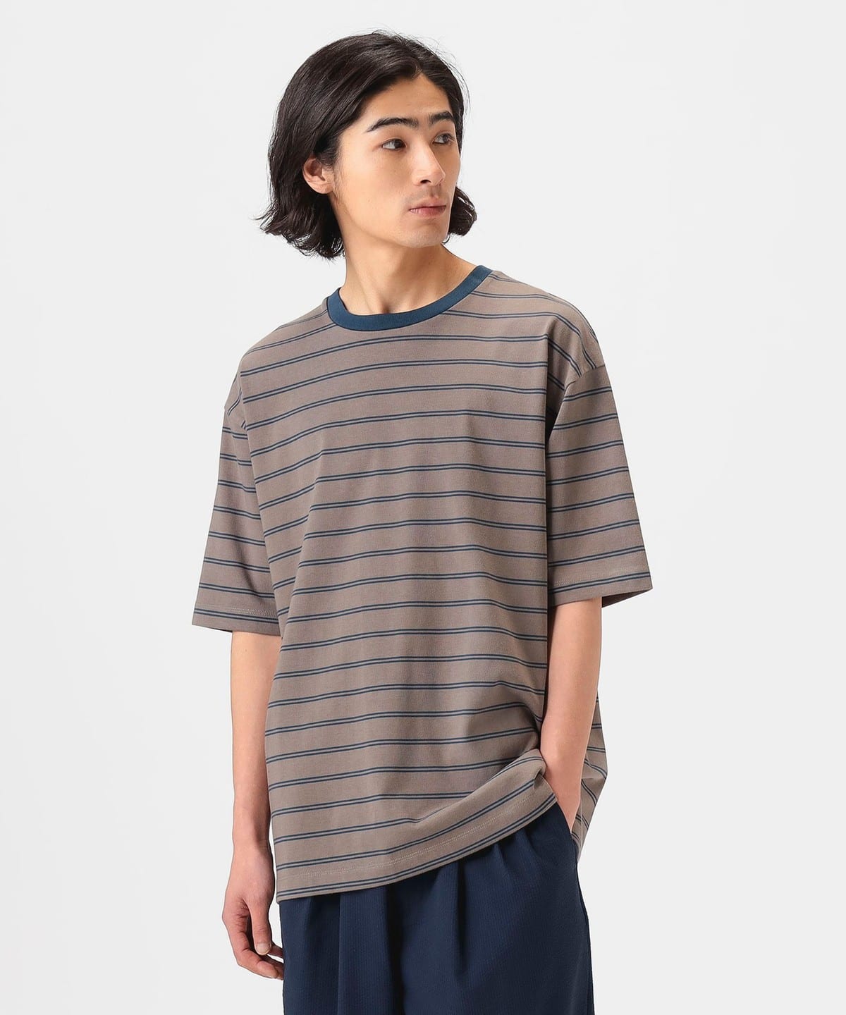 ジミレニアル　ボーダー長袖Tシャツ　ジミンパパ　新品未使用 楽天市場】【中条あやみさん着用】 ド定番を革命「 ボーダー
