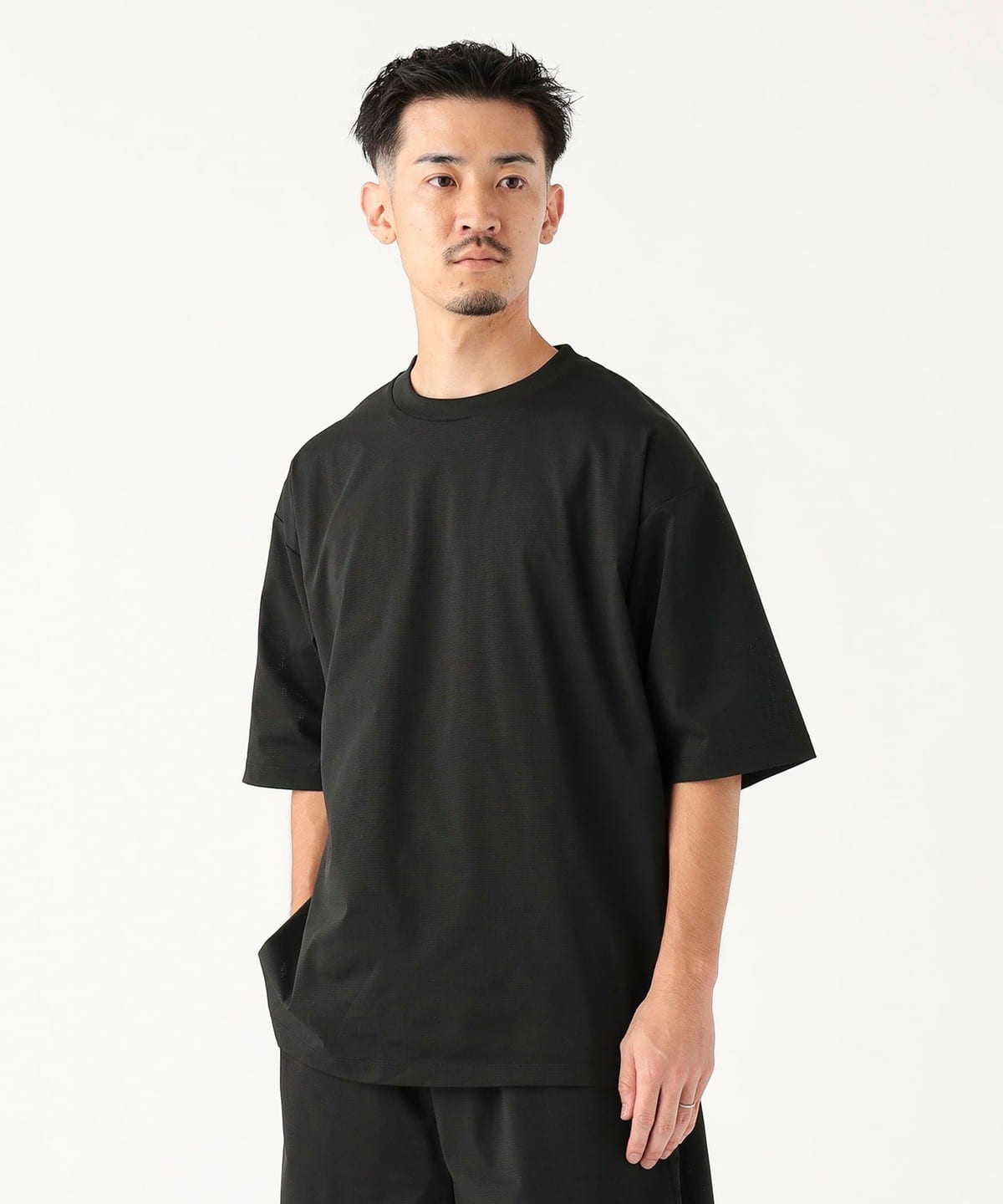 【9/4値下げ】メッシュ クルーネック Tシャツ Tシャツ・カットソー MEN BLACK S 【9/4値下げ】メッシュ クルーネック Tシャツ Tシャツ・カットソー MEN BLACK S