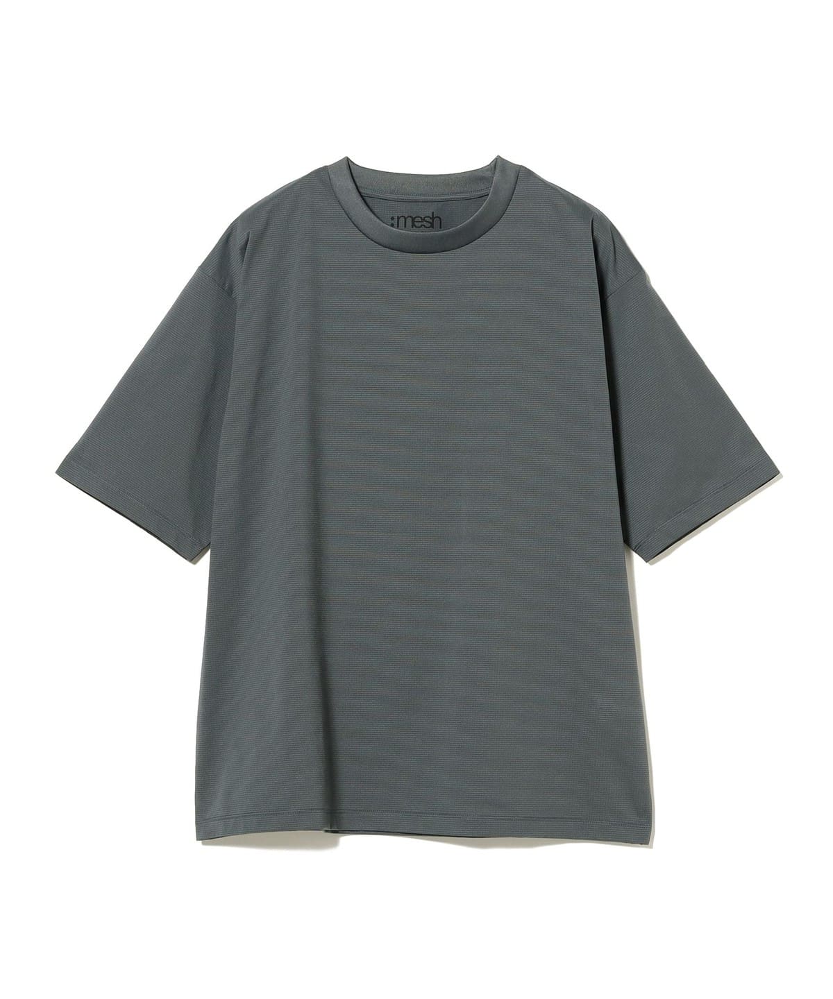 【9/4値下げ】メッシュ クルーネック Tシャツ Tシャツ・カットソー MEN GREYISH BLUE L 【9/4値下げ】メッシュ クルーネック Tシャツ Tシャツ・カットソー MEN GREYISH BLUE L