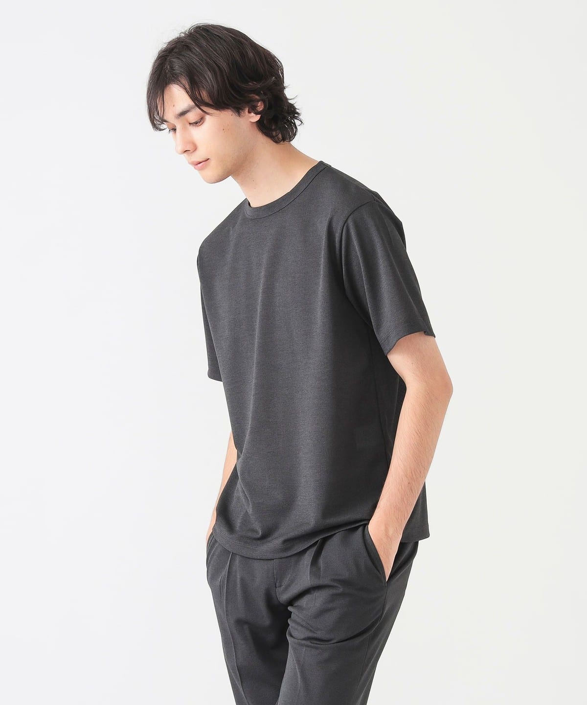 通気 吸水速乾 Breeze Cool(R) メッシュ Tシャツ (セットアップ対応) Tシャツ・カットソー MEN CHARCOAL S 通気 吸水速乾 Breeze Cool(R) メッシュ Tシャツ (セットアップ対応) Tシャツ・カットソー MEN CHARCOAL S