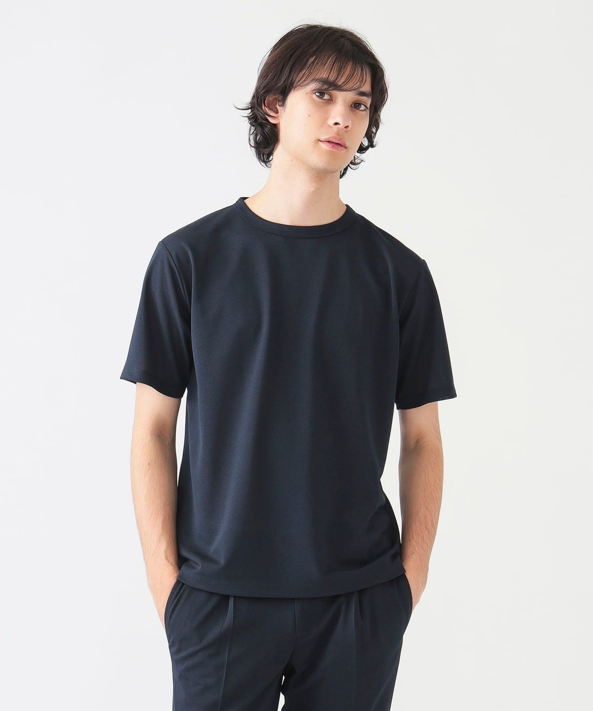 通気 吸水速乾 Breeze Cool(R) メッシュ Tシャツ (セットアップ対応) Tシャツ・カットソー MEN NAVY S 通気 吸水速乾 Breeze Cool(R) メッシュ Tシャツ (セットアップ対応) Tシャツ・カットソー MEN NAVY S