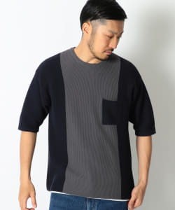 ▲B:MING by BEAMS / ガーターストライプ ニット