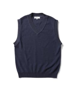 ▲B:MING by BEAMS / Vネック ピケ ベスト